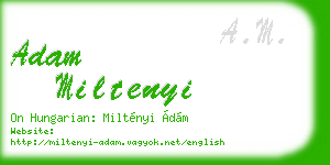 adam miltenyi business card